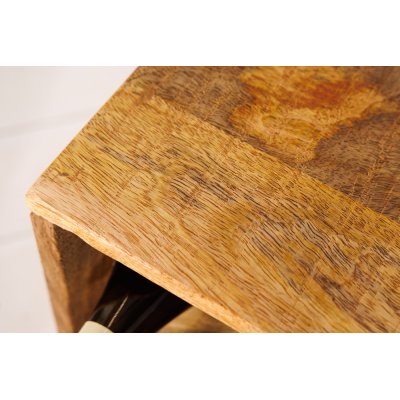  stojak  z litego drewna CUBUS 40 cm