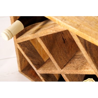  stojak  z litego drewna CUBUS 40 cm