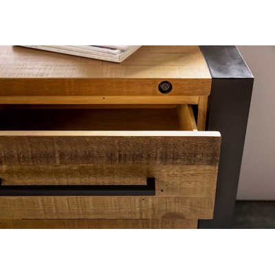  Komoda z litego drewna THOR 195cm 