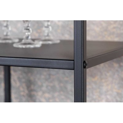  Regał DURA STEEL 180 cm czarny