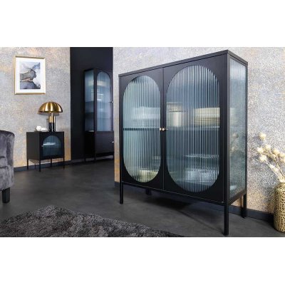 witryna PARIS 110cm, czarno-złota