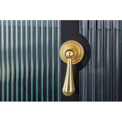  kredens AMSTERDAM 105 cm, czarno-złota