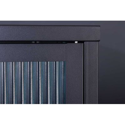   kredens AMSTERDAM 105 cm, czarno-złota