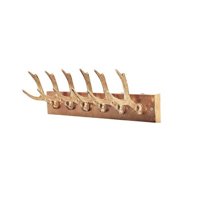   Wieszak ścienny DEER 50 cm złoty