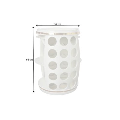   szafka na wino BODEGA WHITE 70 cm