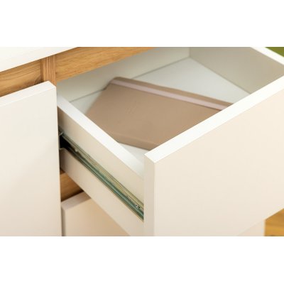   komoda LOFT 110 cm, kolor biały
