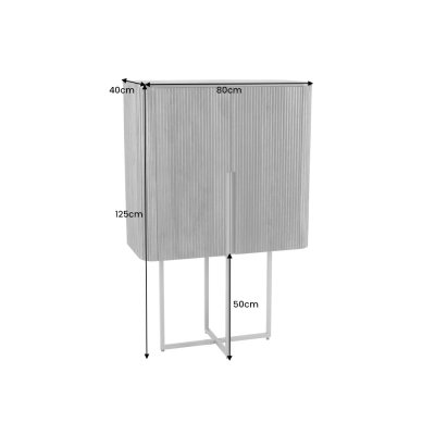  Komoda wysoka GATSBY 125 cm