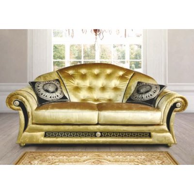  EMPOR PRESTIGE  włoska sofa w materiałe z meandren Versace  wymiar 