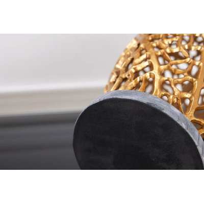  Lampa stołowa podstawa LEAF 45 cm złoty 