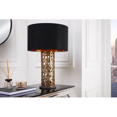  Lampa stołowa podstawa Leaf 45 cm antyczna miedź