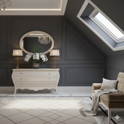   Lustro beżowe MAGIC 125x80 