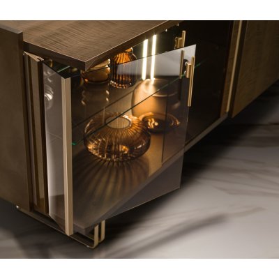  FIAMMA Witryna 2-drzwiowa – Włoski Design i Blask LED