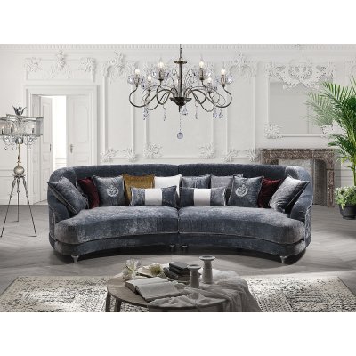  ELISIR Modułowa sofa półokrągła z pikowaniem – włoski design premium