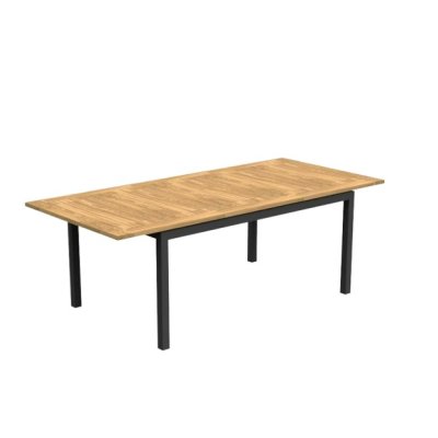  TIMBER Stół Ogrodowy  – Teak i Aluminium, Design Włoski Talenti