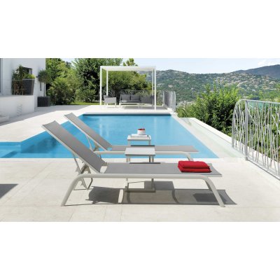  STEP Leżak Ogrodowy Step Talenti – Aluminiowy, Sztaplowany, Designerski
