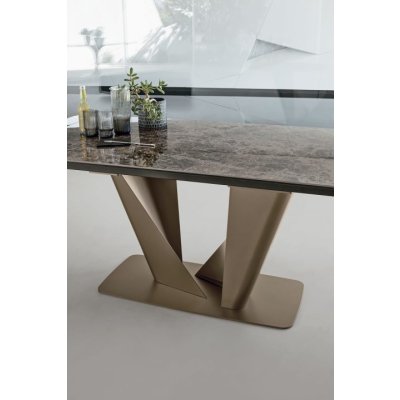  STÓŁ SREBRNY CERAMICZNY EMPERADOR POLEROWANY