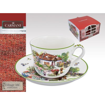  FILIŻANKA - BIAŁY DWOREK CARMANI VILLAGE LIFE COLL