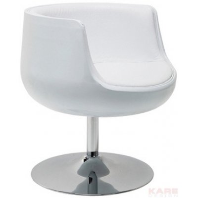  Swivel Club 54 White fotel  z kolekcji Kare Design