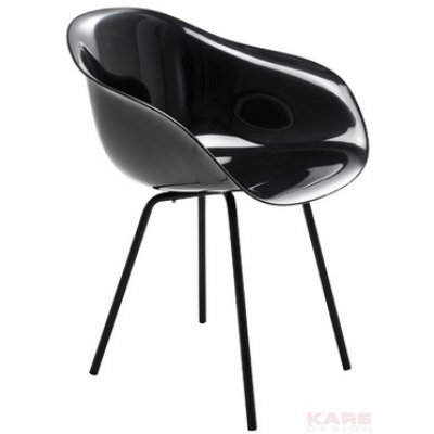   Forum Black/Black krzesło z kolekcji Kare Design